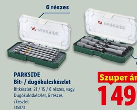 PARKSIDE Bit- / dugókulcskészlet – Lidl