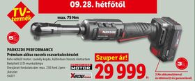 PARKSIDE PERFORMANCE Prémium akkus racsnis csavarkulcskészlet – Lidl