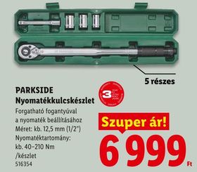 PARKSIDE Nyomatékkulcskészlet – Lidl