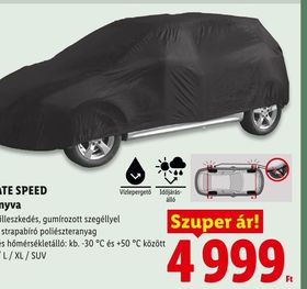ULTIMATE SPEED Autóponyva – Lidl