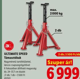 ULTIMATE SPEED Támasztóbak – Lidl