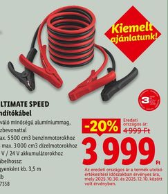 ULTIMATE SPEED Indítókábel – Lidl