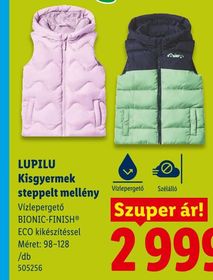 LUPILU Kisgyermek steppelt mellény – Lidl