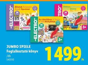 JUMBO SPIELE Foglalkoztató könyv – Lidl