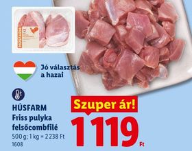 HÚSFARM Friss pulyka felsőcombfilé – Lidl