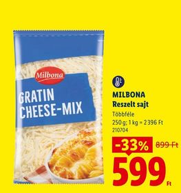 MILBONA Reszelt sajt – Lidl