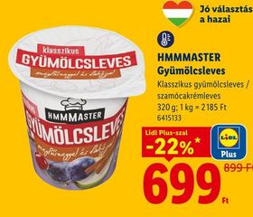 HMMMASTER Gyümölcsleves – Lidl