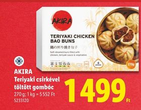 AKIRA Teriyaki csirkével töltött gombóc – Lidl