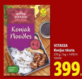 VITASIA Konjac tészta – Lidl