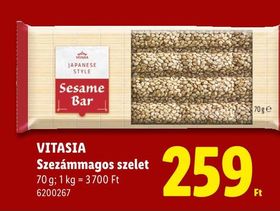 VITASIA Szezámmagos szelet – Lidl