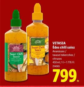 VITASIA Édes chili szósz – Lidl