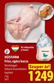 HÚSFARM Friss, egész kacsa – Lidl