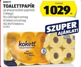 KOKETT TOALETTPAPÍR – Aldi
