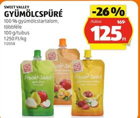 SWEET VALLEY GYÜMÖLCSPÜRÉ – Aldi