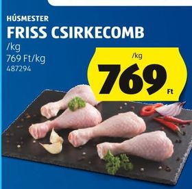 HÚSMESTER FRISS CSIRKECOMB – Aldi