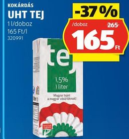 KOKÁRDÁS UHT TEJ – Aldi