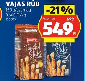 SNACK FUN VAJAS RÚD – Aldi