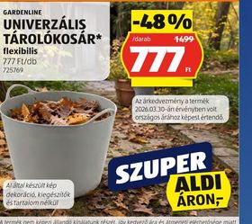 GARDENLINE UNIVERZÁLIS TÁROLÓKOSÁR* – Aldi