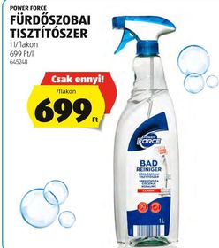 POWER FORCE FÜRDŐSZOBAI TISZTÍTÓSZER – Aldi