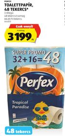 PERFEX TOALETTPAPÍR, 48 TEKERCS* – Aldi