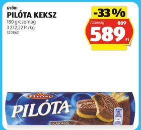 GYŐRI PILÓTA KEKSZ – Aldi