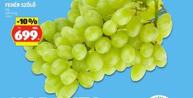 FEHÉR SZŐLŐ – Aldi