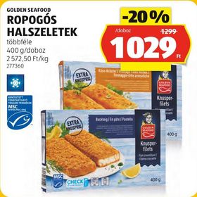 GOLDEN SEAFOOD ROPOGÓS HALSZELETEK – Aldi