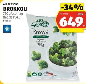 ALL SEASONS BROKKOLI – Aldi