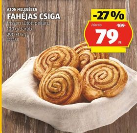 AZON MELEGÉBEN FAHÉJAS CSIGA – Aldi