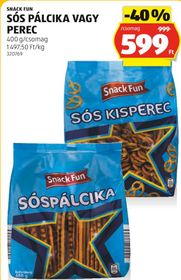 SNACK FUN SÓS PÁLCIKA VAGY PEREC – Aldi