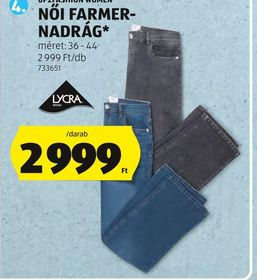 UP2FASHION WOMEN NŐI FARMERNADRÁG* – Aldi