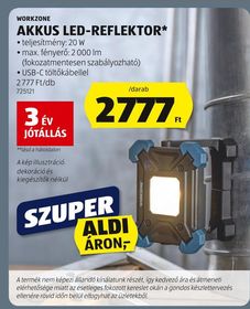 WORKZONE AKKUS LED-REFLEKTOR* – Aldi