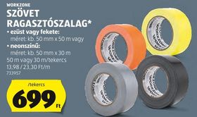 WORKZONE SZÖVET RAGASZTÓSZALAG* – Aldi
