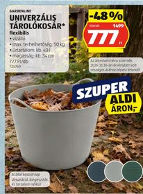 GARDENLINE UNIVERZÁLIS TÁROLÓKOSÁR* – Aldi