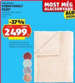 HOME CREATION STRUKTURÁLT PLÉD* – Aldi
