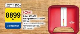Solac SD5058 melegszendvicssütő** – Tesco