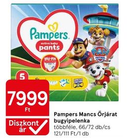 Pampers Mancs Őrjárat bugyipelenka – Tesco