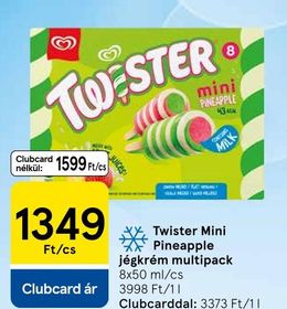 Twister Mini Pineapple jégkrém multipack – Tesco
