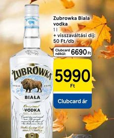 Zubrowka Biala vodka – Tesco