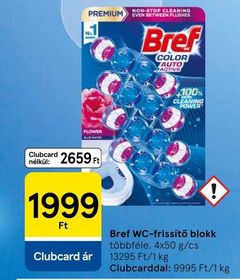 Bref WC-frissítő blokk – Tesco