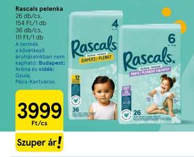 Rascals pelenka – Tesco