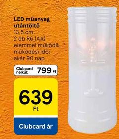LED műanyag utántöltő – Tesco