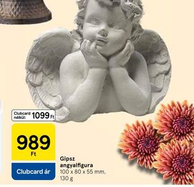 Gipsz angyalfigura – Tesco