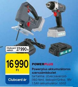 POWERPLUS Powerplus akkumulátoros szerszámkészlet – Tesco
