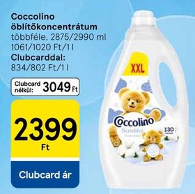 Coccolino öblítőkoncentrátum – Tesco