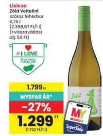 Lisicza Zöld Veltelini – Spar