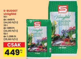 S-BUDGET virágföld – Spar