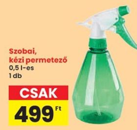 Szobai, kézi permetező – Spar