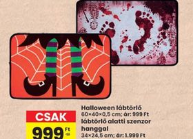 Halloween lábtörlő – Spar