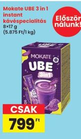 Mokate UBE 3 in 1 instant kávéspecialitás – Spar